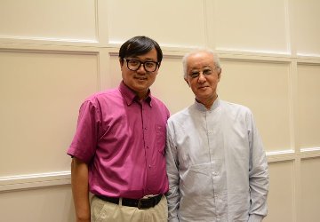 郭启明院长与世界建筑大师矶崎新在中国考察